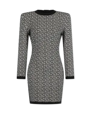 Monogram Knit Mini Dress