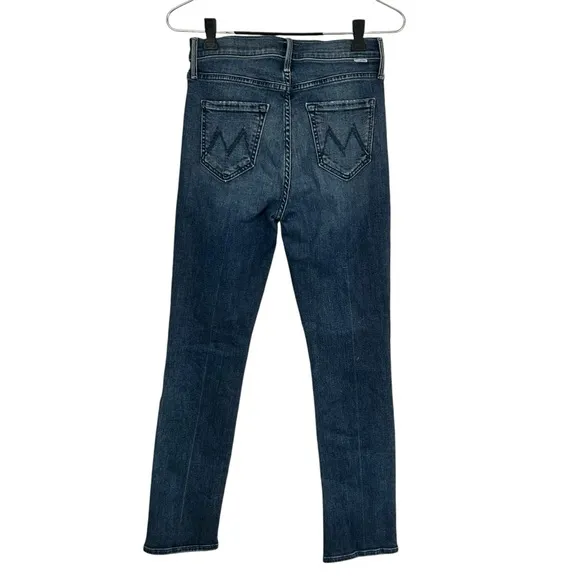 MOTHER The Dazzler Hoover Skinny JEANS 25 Getalongs Ripped Distressed Denim