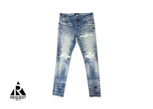 MX1 Blue Monogram Patch Denim "Indigo"