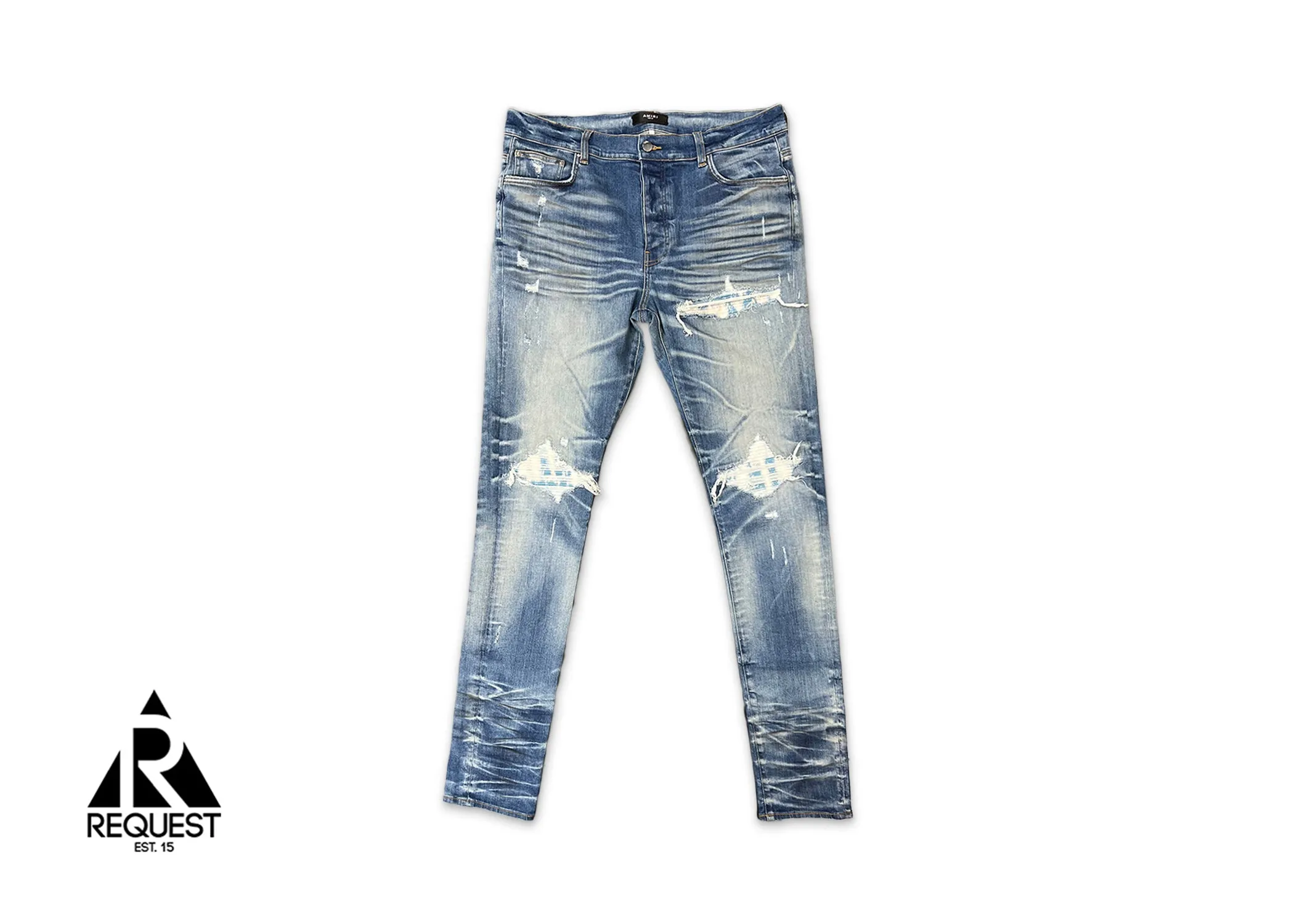 MX1 Blue Monogram Patch Denim "Indigo"