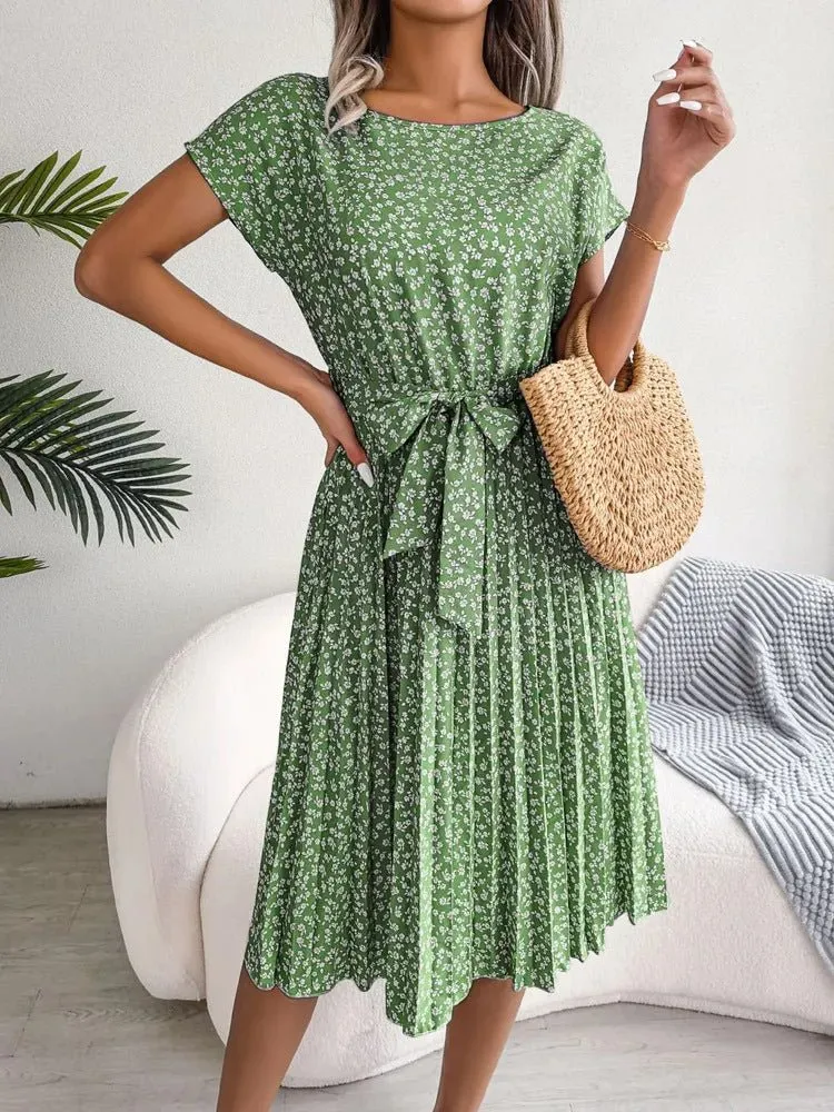 Myrtle - Chic Pleated Woman's Dress