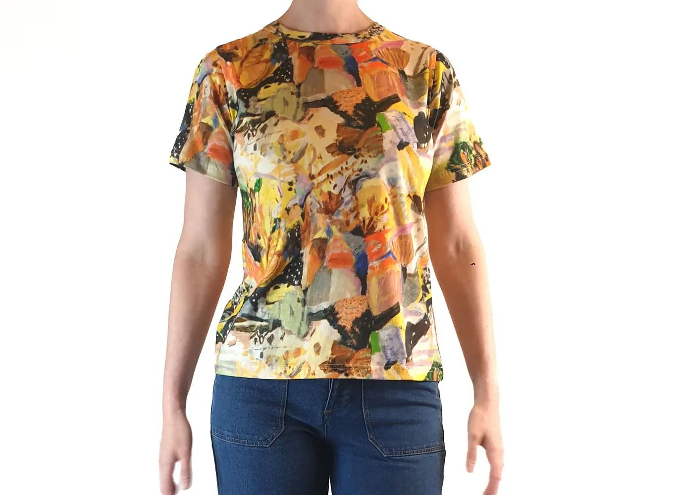 Nancybird preowned unique print tee shirt size 6