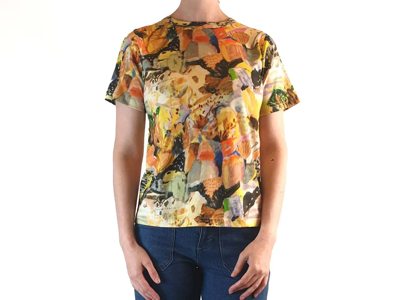 Nancybird preowned unique print tee shirt size 6