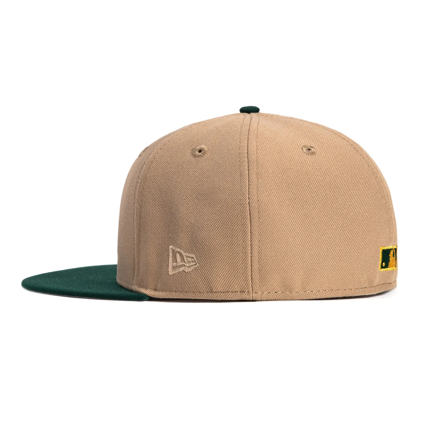 New Era 59Fifty Los Angeles Dodgers 50th Anniversary Stadium Patch Hat - Khaki, Green