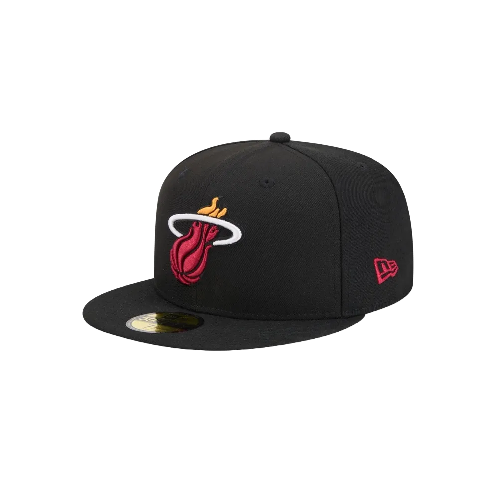 New Era Miami HEAT Side Patch Fitted Hat