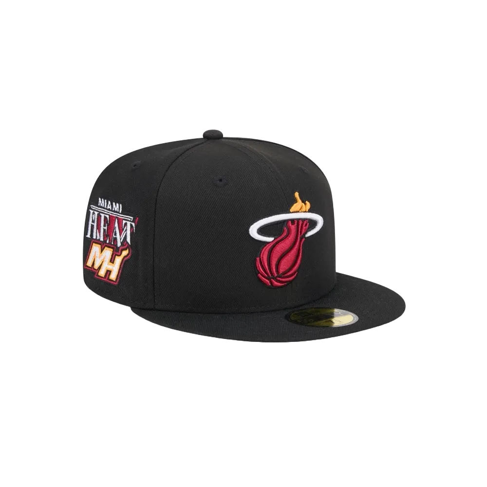New Era Miami HEAT Side Patch Fitted Hat