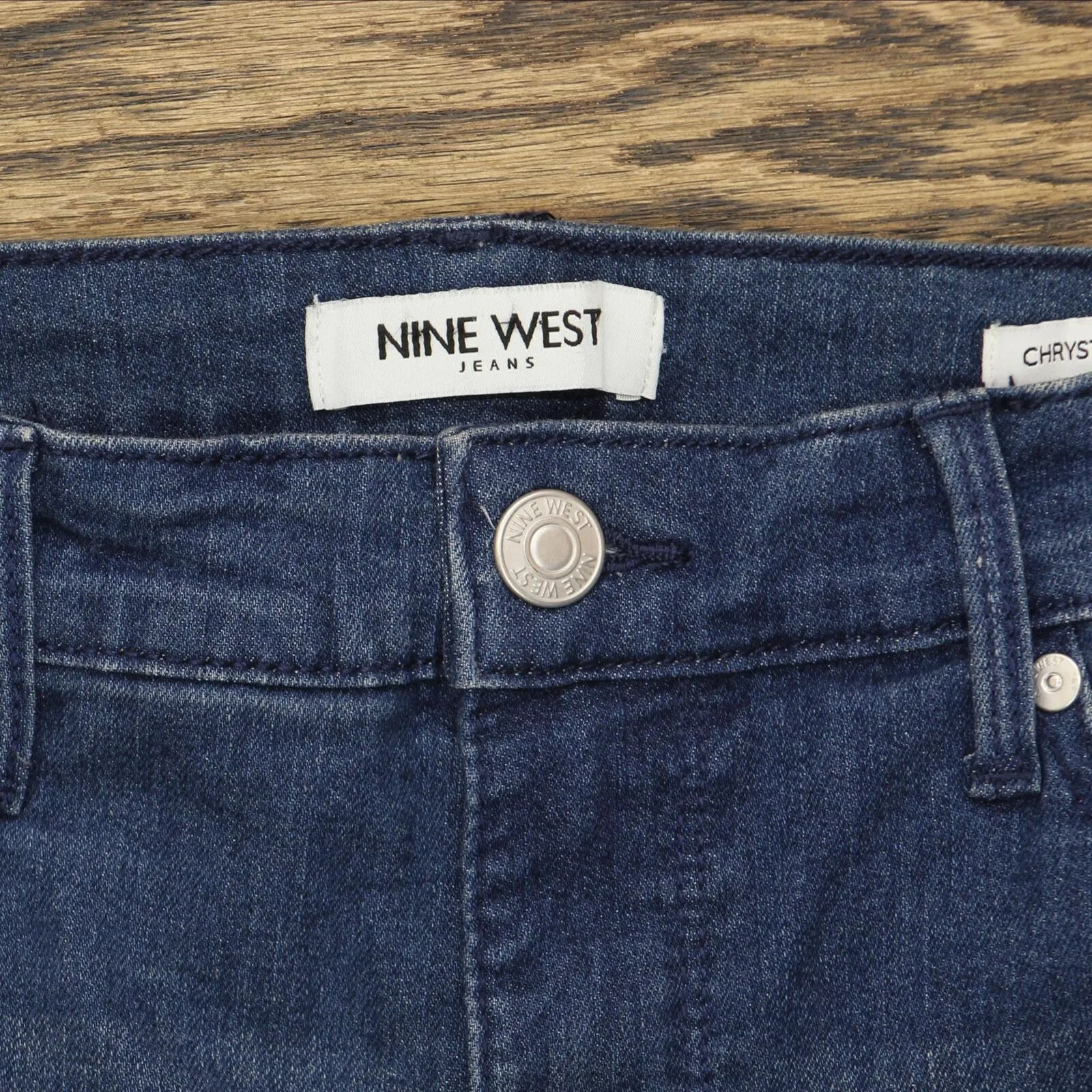 Nine West Womens Ladies Chrystie Denim Capri Jeans 49010021