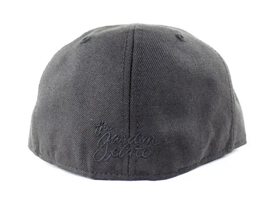 NJ Script New Era 59Fifty Fitted Hats (Black On Black)