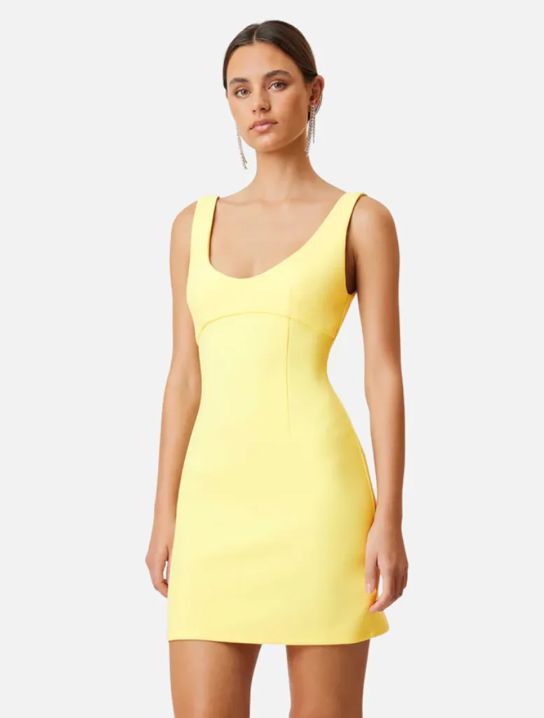 Nola Party Dress - Yellow