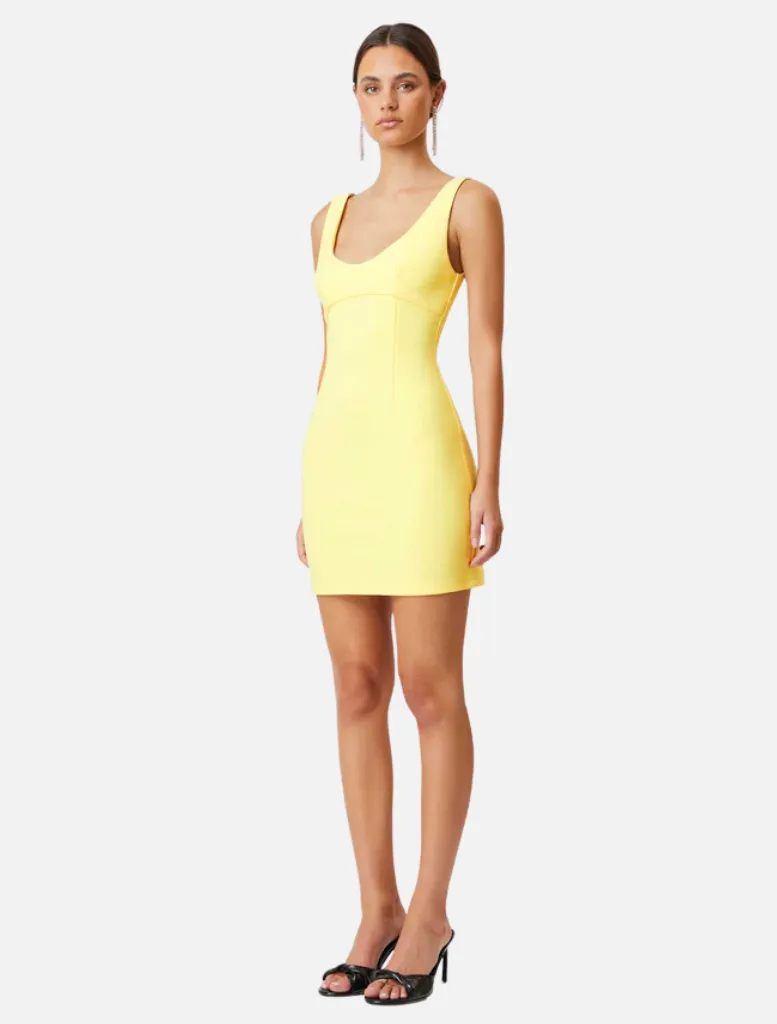 Nola Party Dress - Yellow