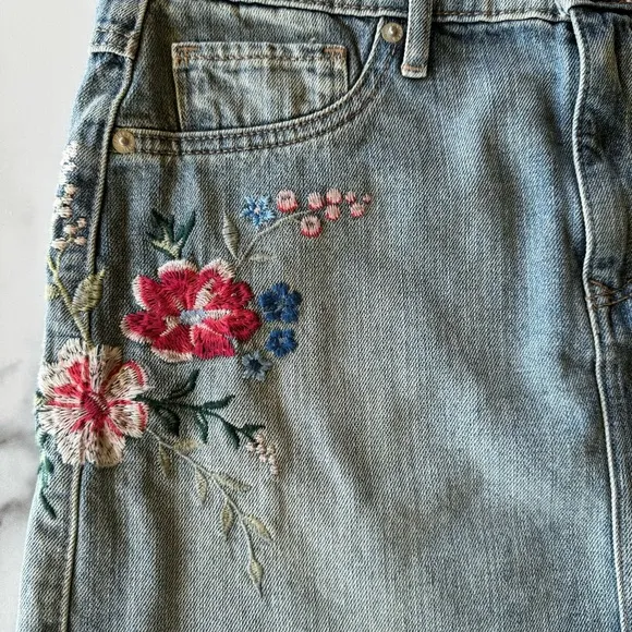 NWOT Express Embroidered Mini Skirt
