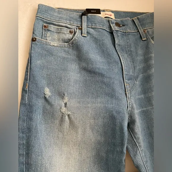 NWT Able High Rise Jeans Size 27 Cindy Wash Color Some Distressed