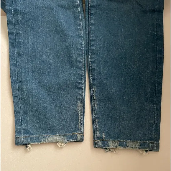 NWT Able High Rise Jeans Size 27 Cindy Wash Color Some Distressed