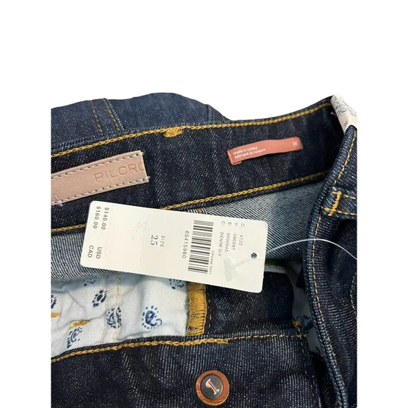 NWT - Anthropologie Pilcro Women's Open Slit Bottom Jeans Size: 25