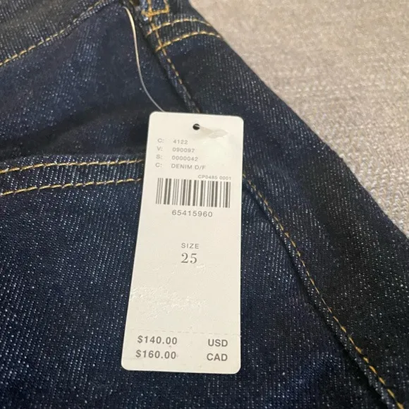 NWT - Anthropologie Pilcro Women's Open Slit Bottom Jeans Size: 25