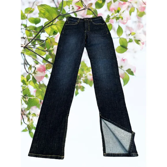 NWT - Anthropologie Pilcro Women's Open Slit Bottom Jeans Size: 25