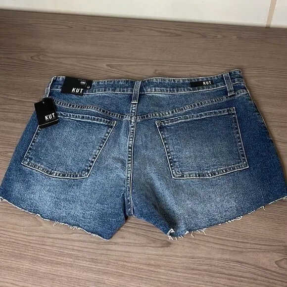 NWT- Kut from the Kloth- Jane High Rise Short (Sprinkle Wash)- size 12