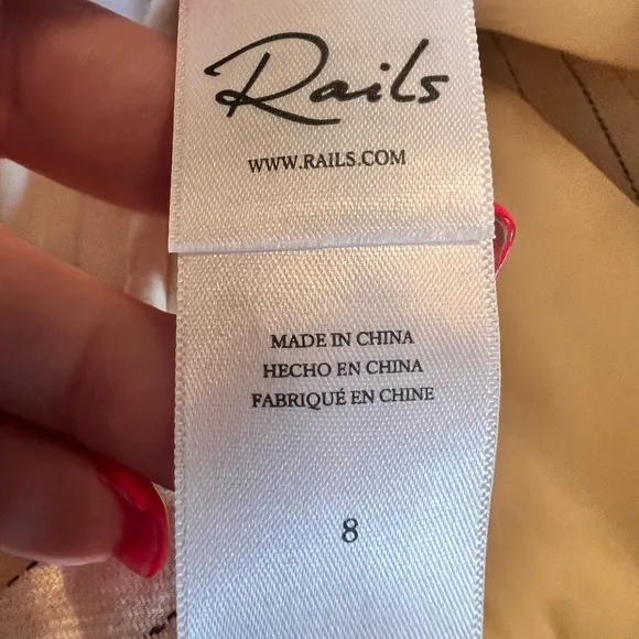 NWT Rails Lena Pinstripe Tailored Short
