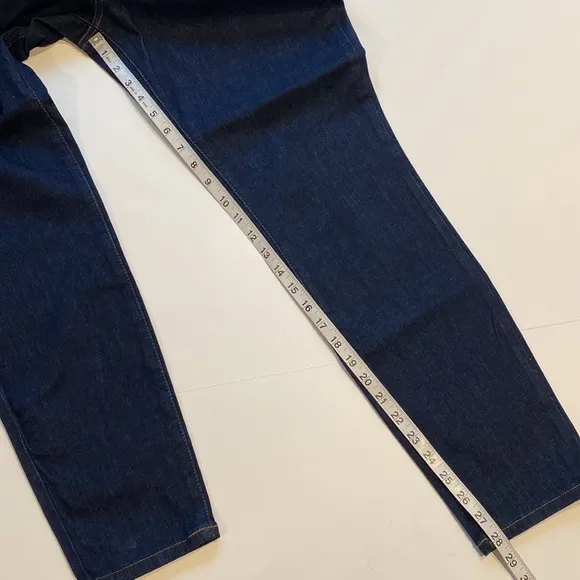 NYDJ SZ 14 Dark Wash Denim Blue Skinny Jeans New D30
