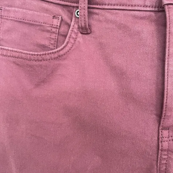 NYDJ Wide leg Theresa Women's Burgundy / Maroon Jeans size 8