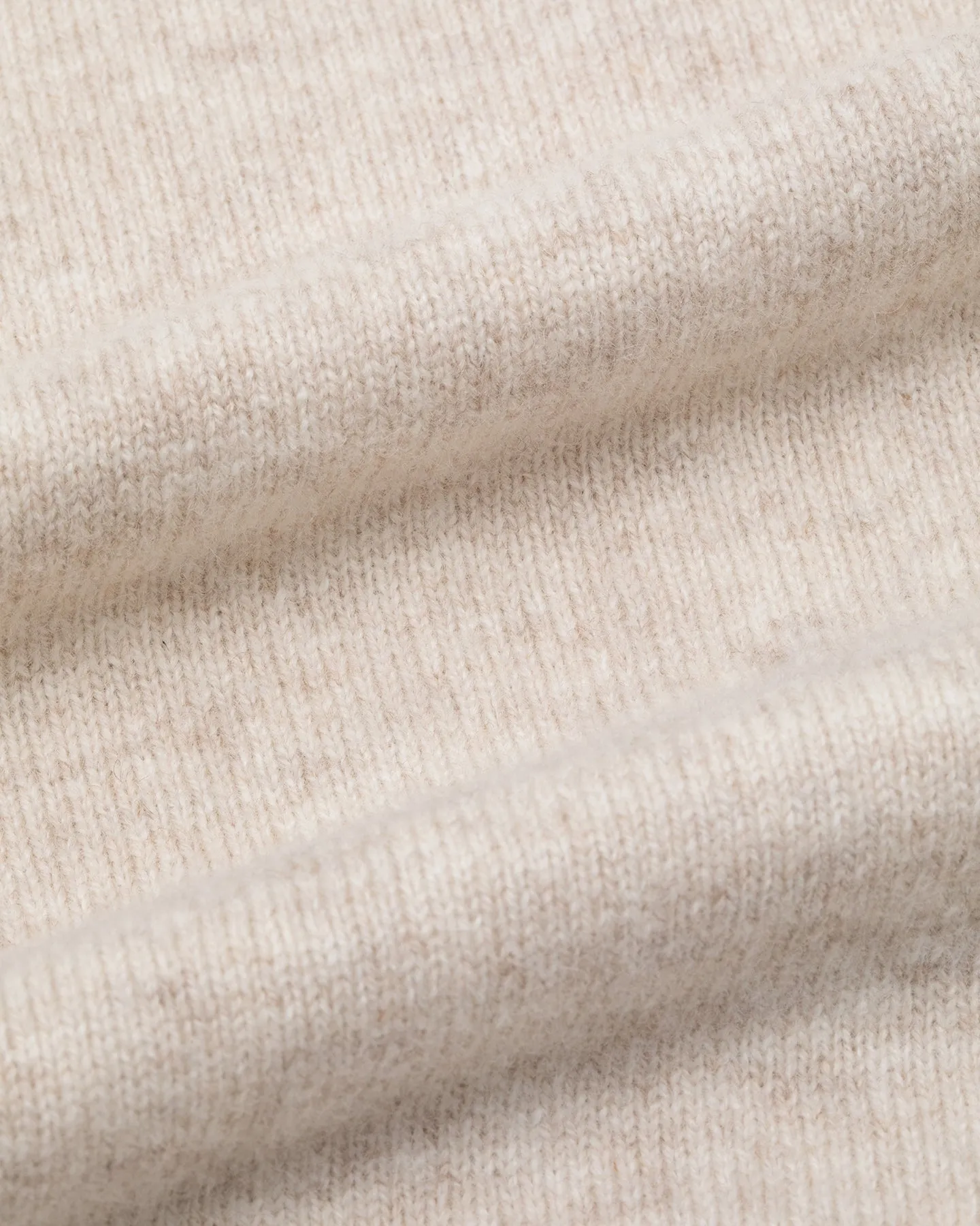 Oatmeal Lambswool Crew Neck
