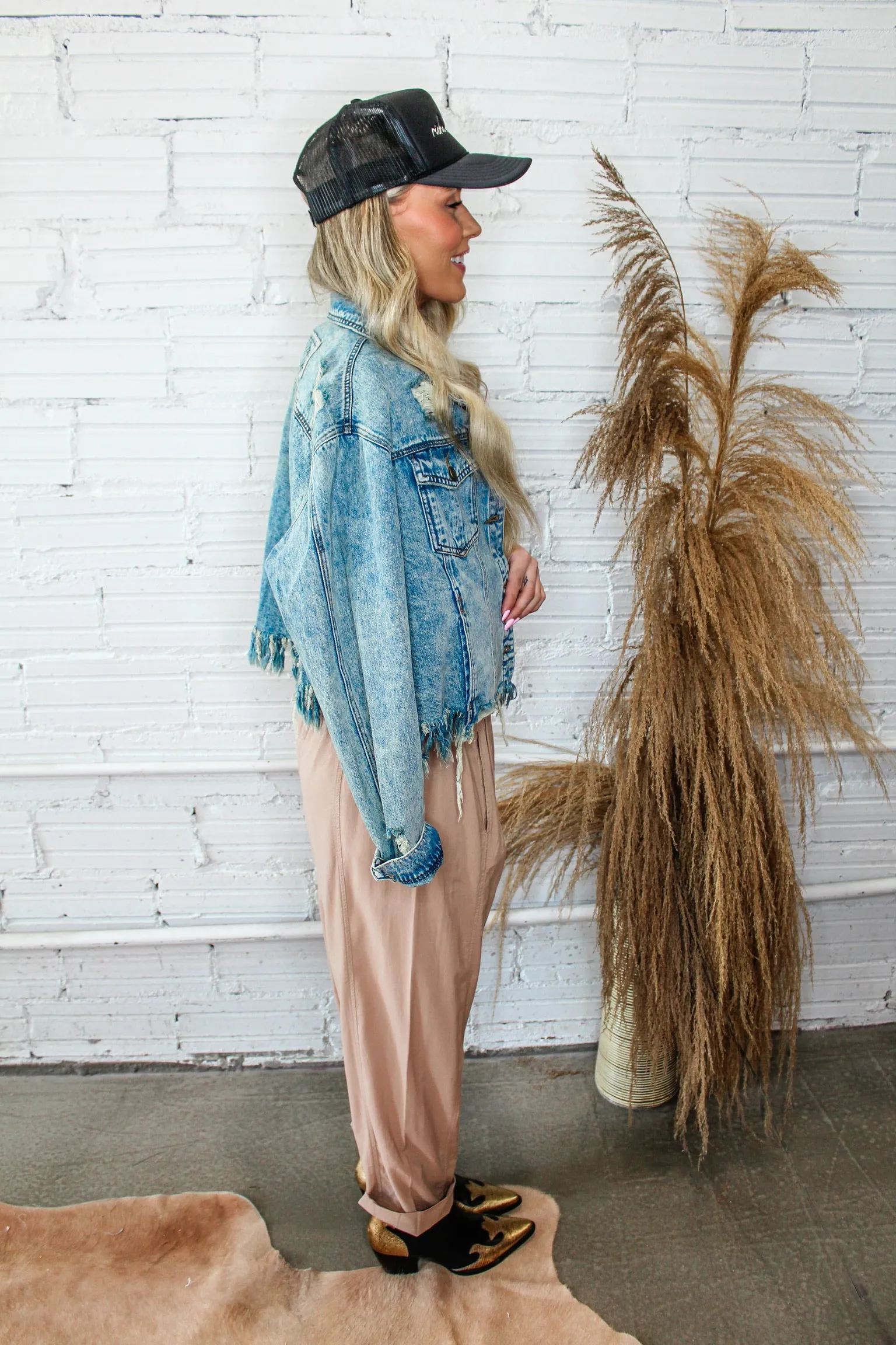 On My Way Vintage Denim Jacket