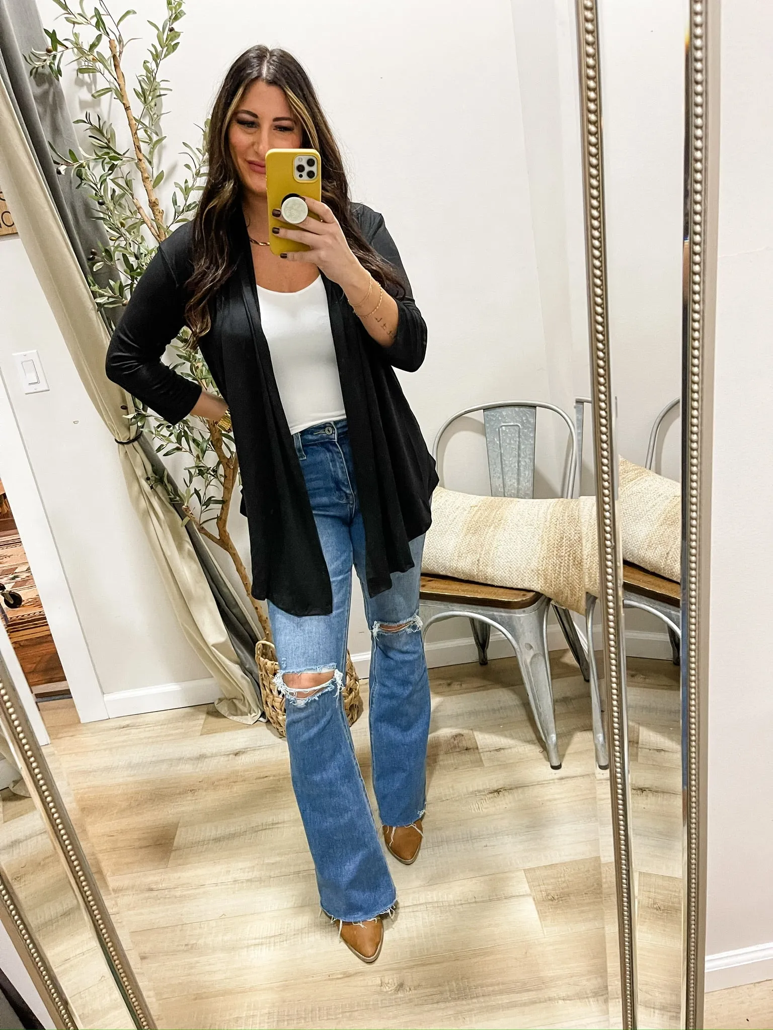 Open Front Cardigan
