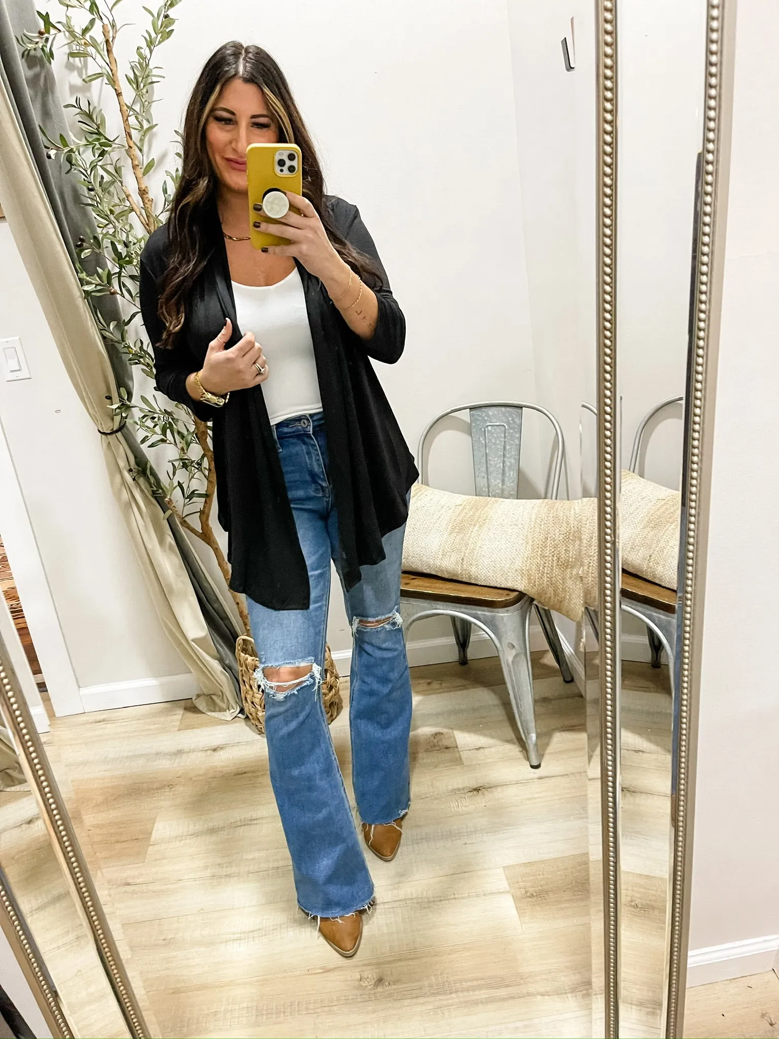 Open Front Cardigan