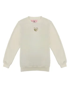 Open Hearted Classic Unisex Crewneck Pullover
