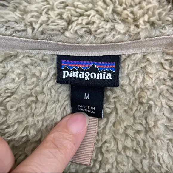 Patagonia Los Gatos Light Tan  Half Zip Pullover Jacket Size M
