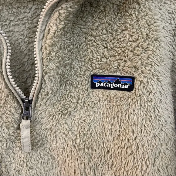 Patagonia Los Gatos Light Tan  Half Zip Pullover Jacket Size M