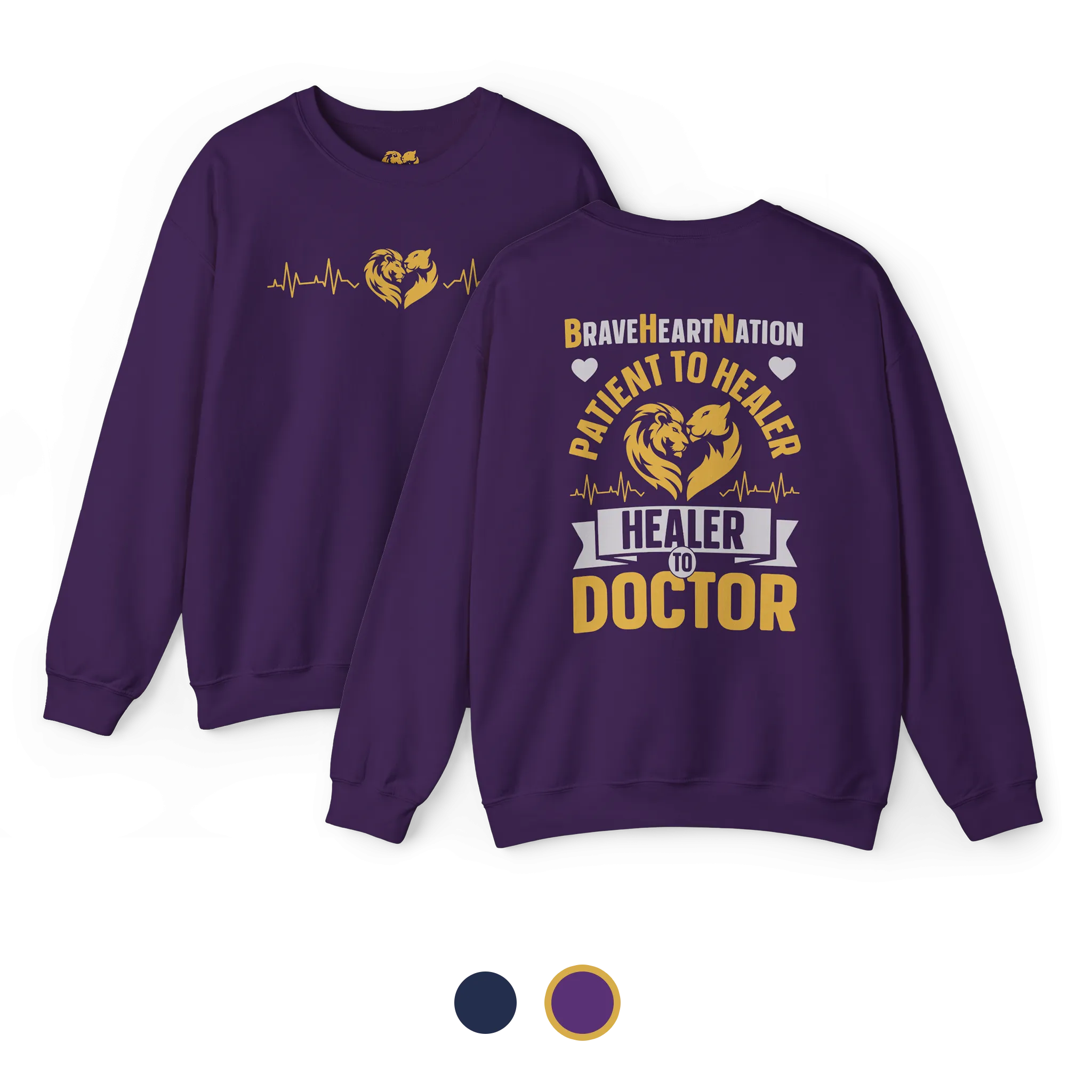 Patient To Healer | Heavy Sweatshirt