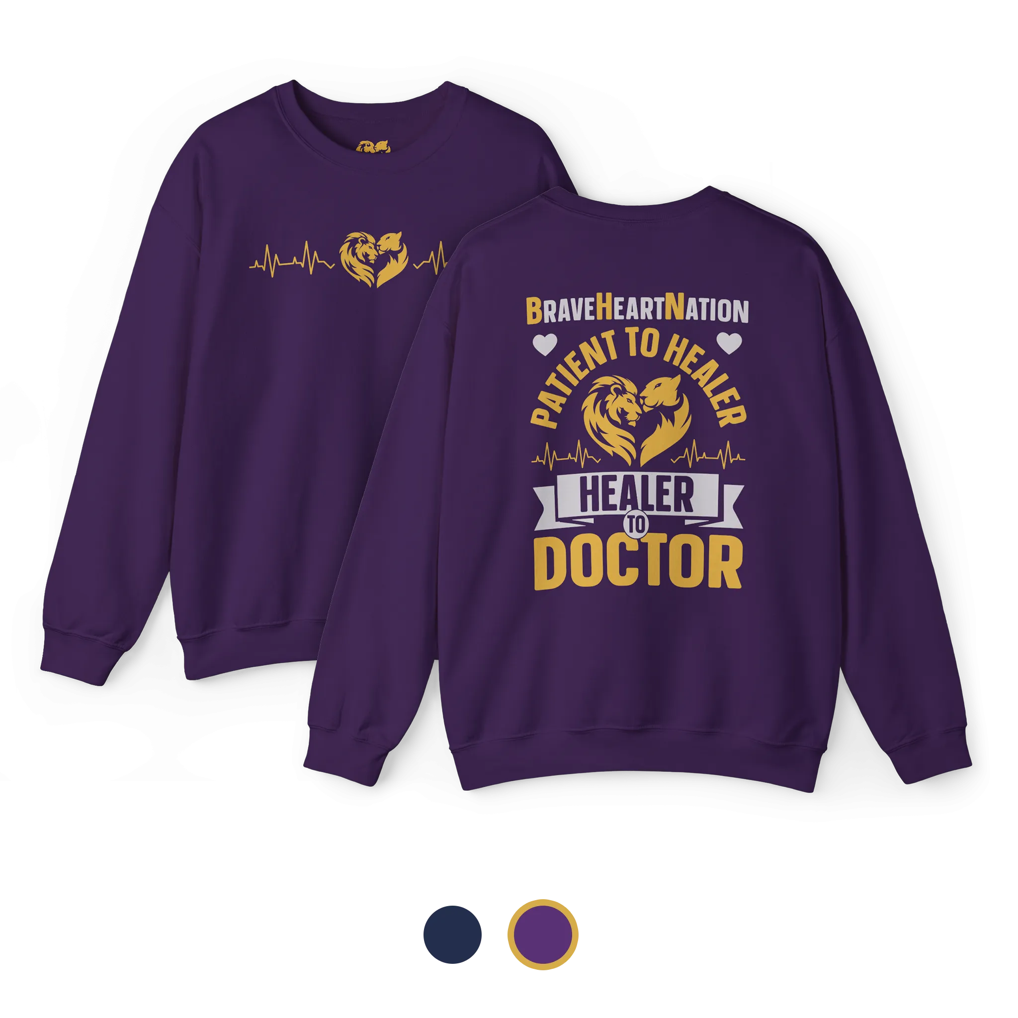 Patient To Healer | Heavy Sweatshirt
