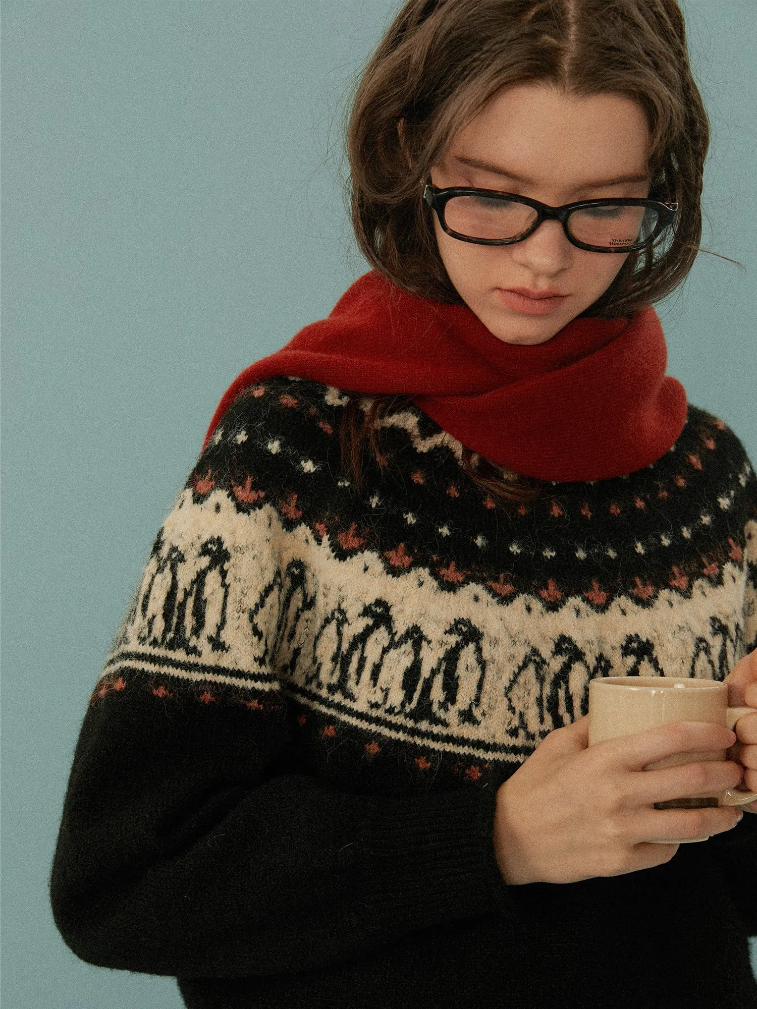 Penguin Fair Isle Sweater