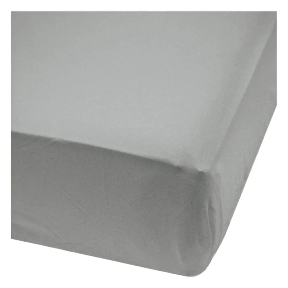Perlimpinpin Fitted Sheet - Pebbles Grey