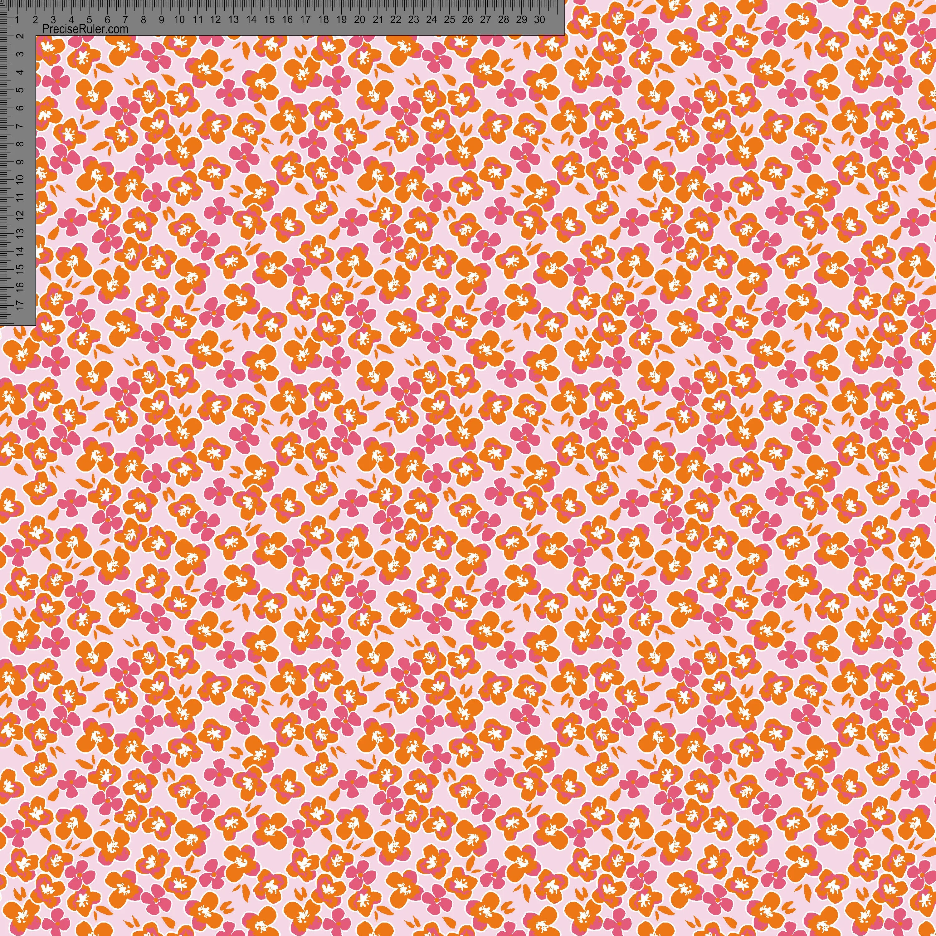 Pink Orange Floral- Ashleigh Fish - Custom Pre Order