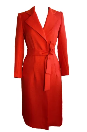 Pippa Coat - Coral red