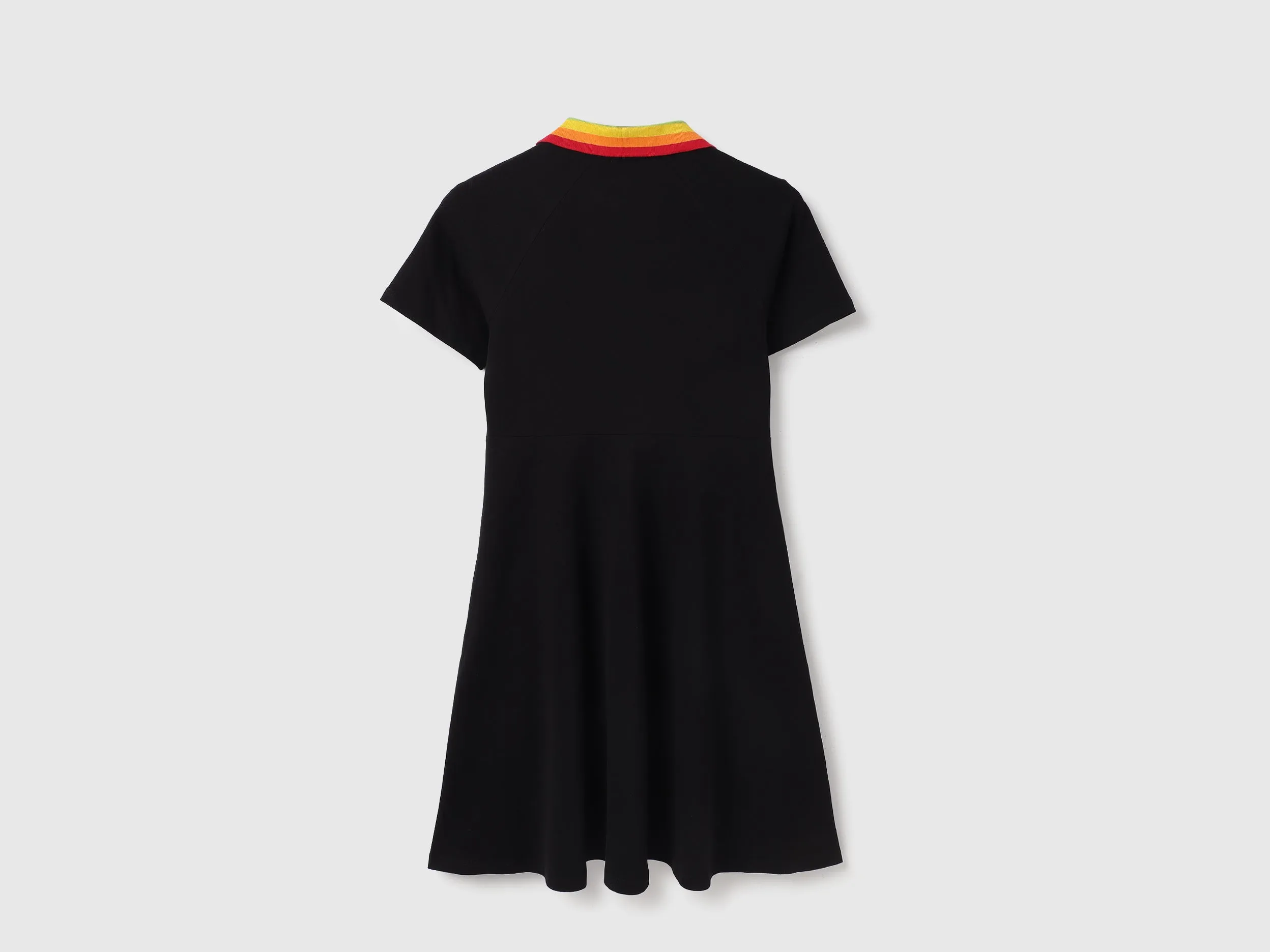 Polo Neck Solid Dresses