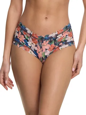 Printed Signature Lace® Boyshort Wonderous Black Sale