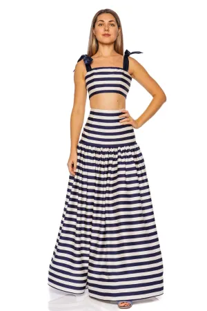 Quinn Striped Maxi Skirt