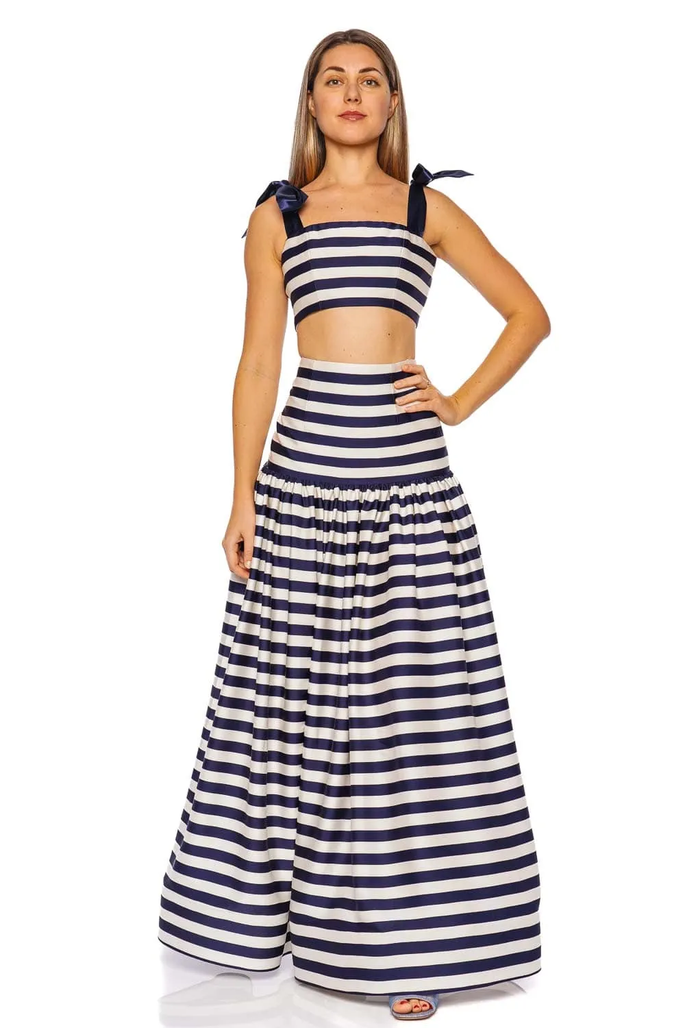Quinn Striped Maxi Skirt
