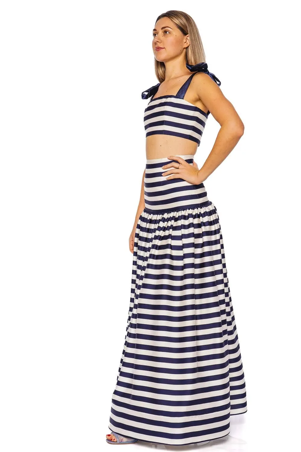 Quinn Striped Maxi Skirt