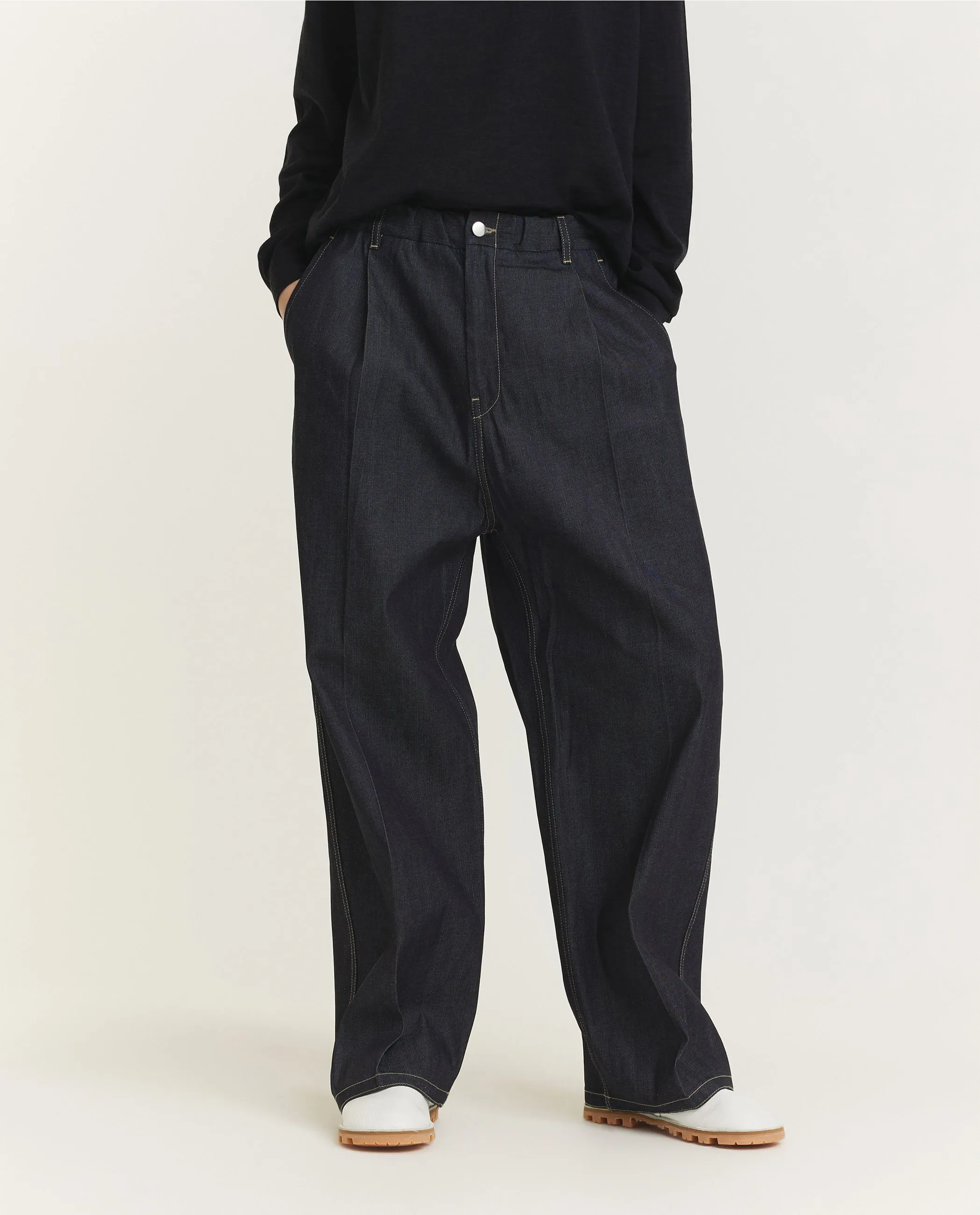 Raw Denim Spijkerbroek - Donkerblauw