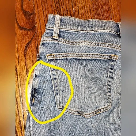 RE/DONE High Rise Stove Pipe Jeans