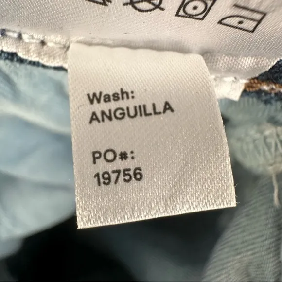 Reformation Liza Anguilla Wash Ultra High Rise Straight Leg Jeans Denim‎ Size 24