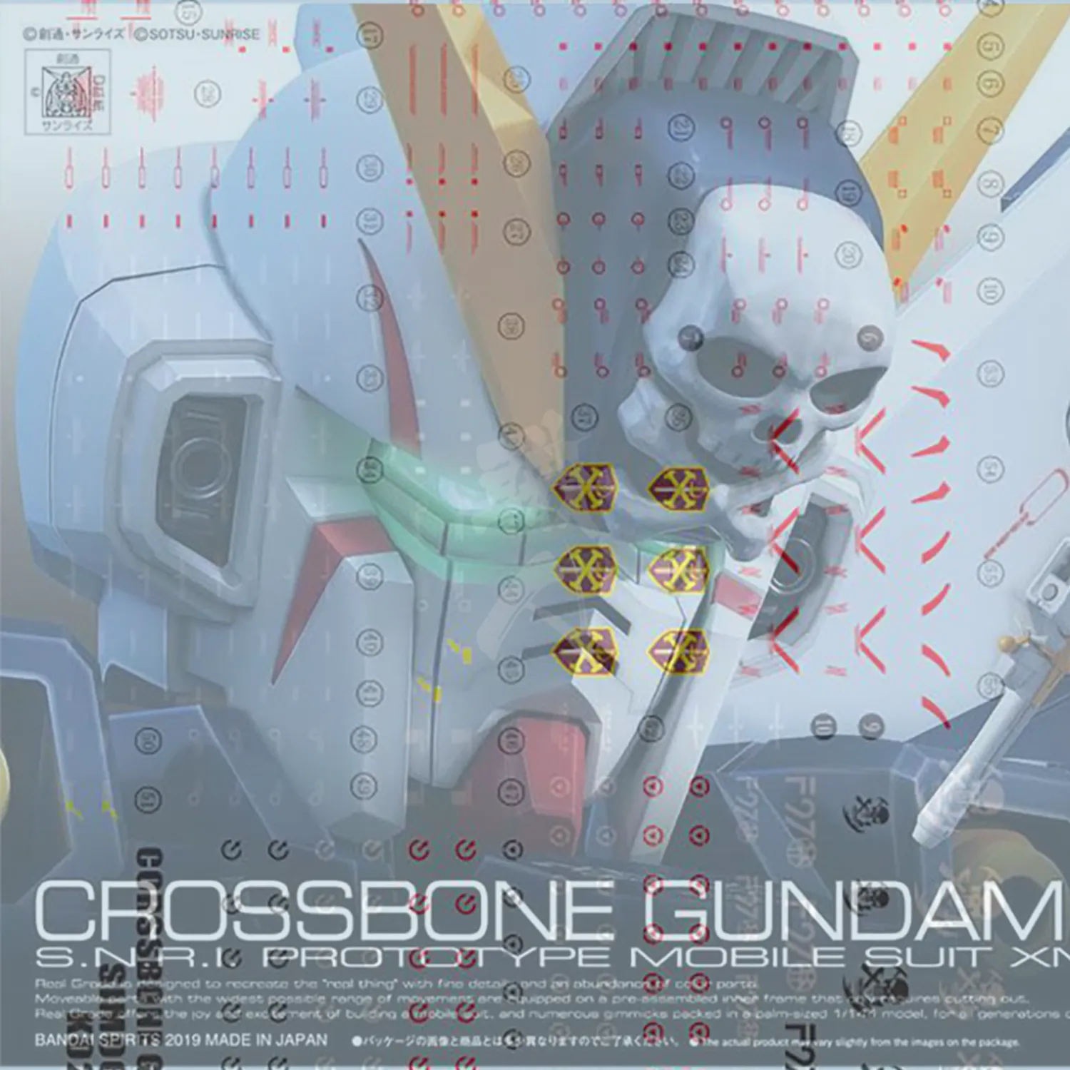 RG Crossbone Gundam X1 Waterslide Decals [UV]