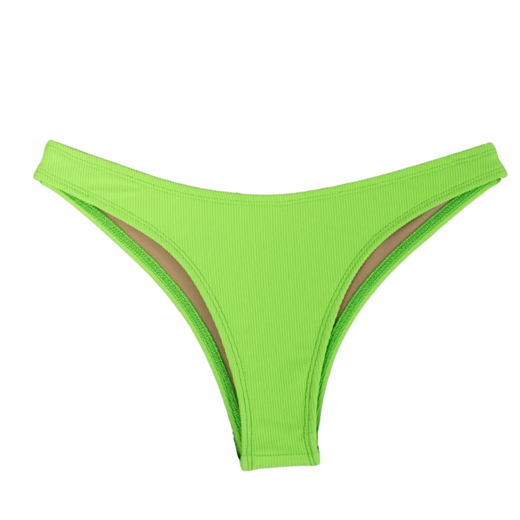 Ribbed Lime Seana Bottom