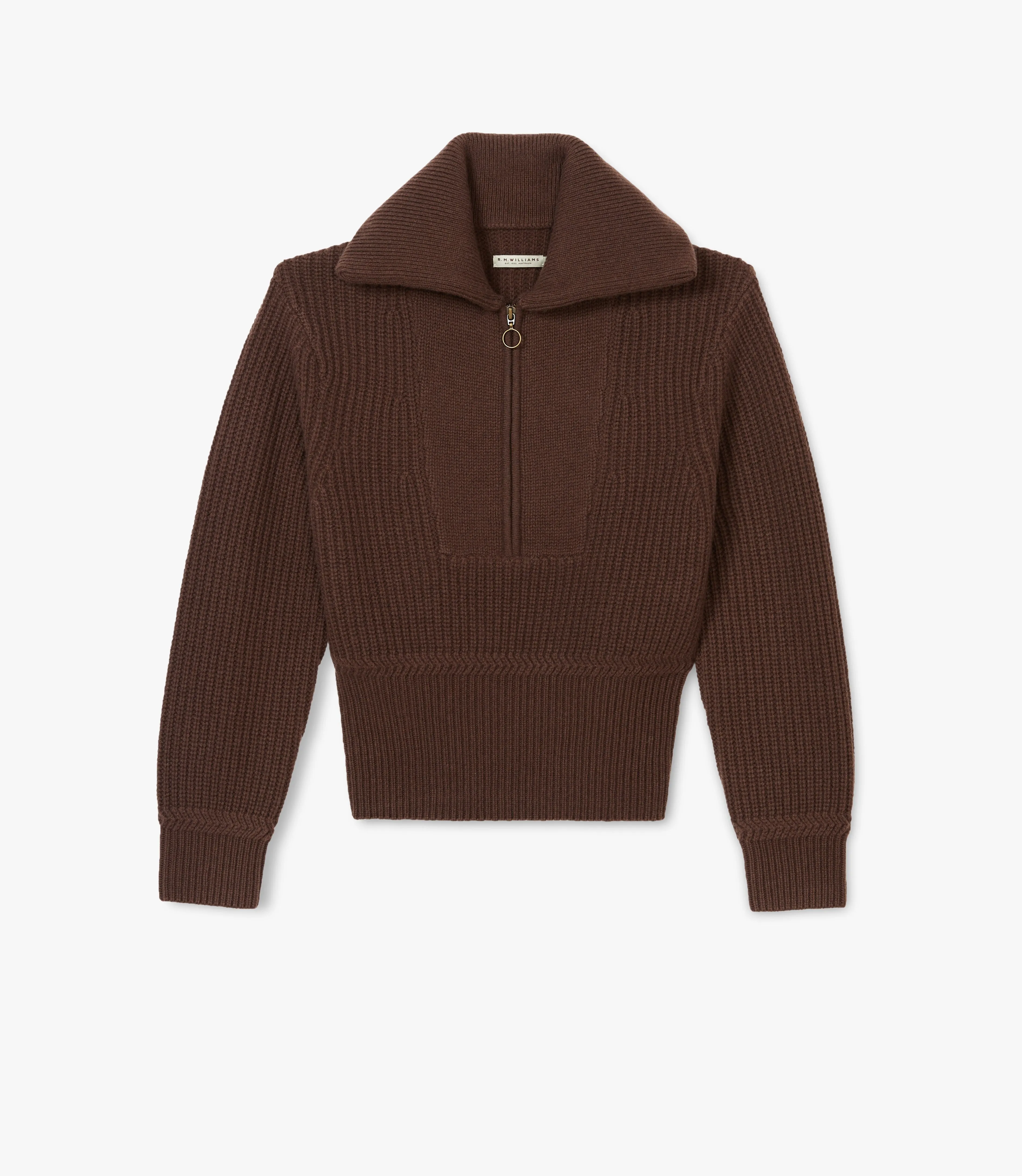 R.M. Williams Women's Berri Sweater - Chocolate