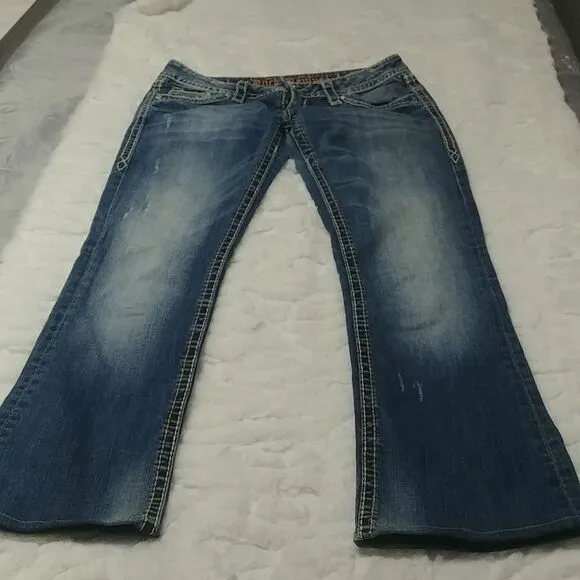 Rock Revival Kelly Bootcut Jeans 28 inseam 30&quot;