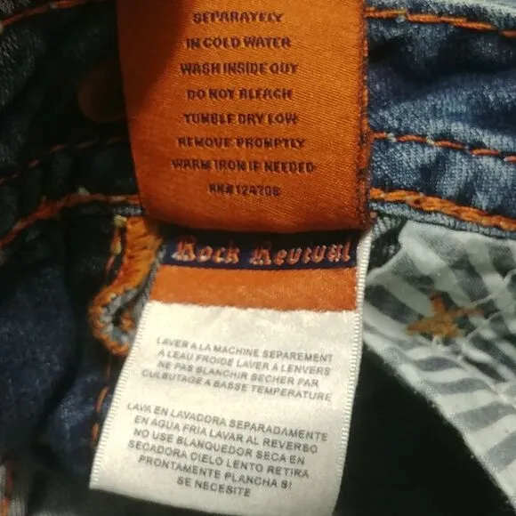 Rock Revival Kelly Bootcut Jeans 28 inseam 30&quot;
